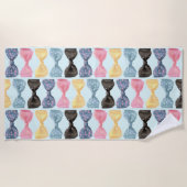 Serviette De Plage Nœuds Papillons (Devant)