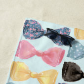 Serviette De Plage Nœuds Papillons (En situation)