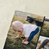 Serviette De Plage noir moderne élégant 17 photo pampas botanique bea (En situation)