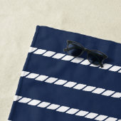 Serviette De Plage Nom du bateau de la marine nautique et de l'Ancre  (En situation)