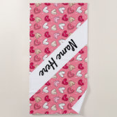 Serviette De Plage Nom du costume d'amour (Devant)