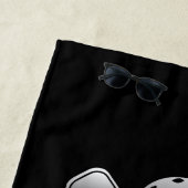 Serviette De Plage Nom personnalisé Pickleball (En situation)