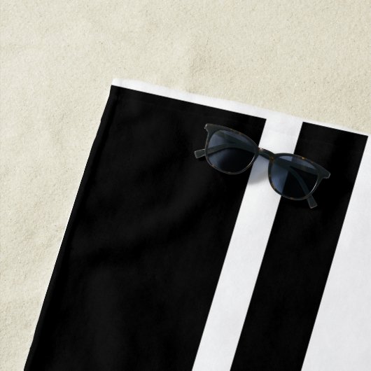 Serviette de plage Nom personnalisé, Serviette de (En situation)