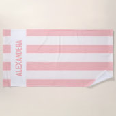Serviette De Plage Nom Pink Bachelort Party Bridesmaid (Devant)