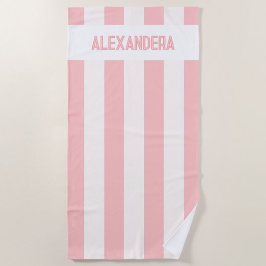 Serviette De Plage Nom Pink Bachelort Party Bridesmaid (Devant)