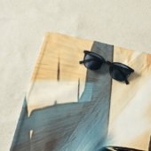 Serviette De Plage Nom, Red Racing Cars sur le sable (En situation)