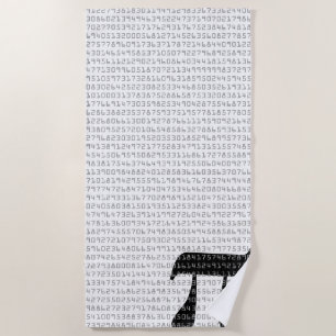 Serviette De Plage Nombreux chiffres de la constante mathématique Pi