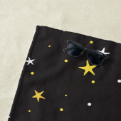 Serviette de plage nommée faite sur commande de (En situation)