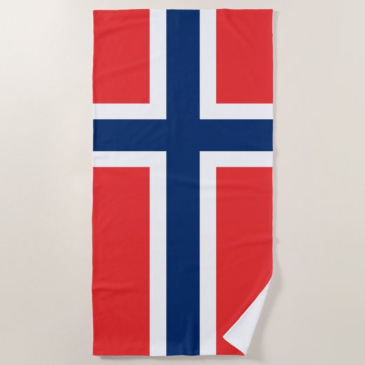 Serviette De Plage Norvège (Devant)