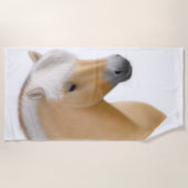 Serviette de plage norvégienne d'art de cheval de (Devant)