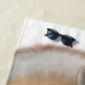 Serviette de plage norvégienne d'art de cheval de (En situation)