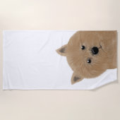 Serviette De Plage Norwich Terrier Beach Towel (Devant)