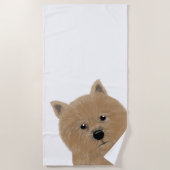 Serviette De Plage Norwich Terrier Beach Towel (Devant)
