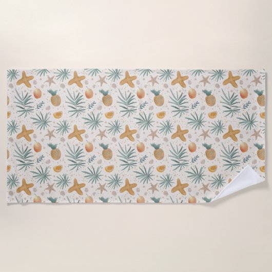 Serviette De Plage Nos souvenirs de l'océan persistent (Devant)