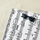 Serviette De Plage notes musicales (En situation)