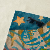 Serviette de plage Notre-Dame de Guadalupe (En situation)