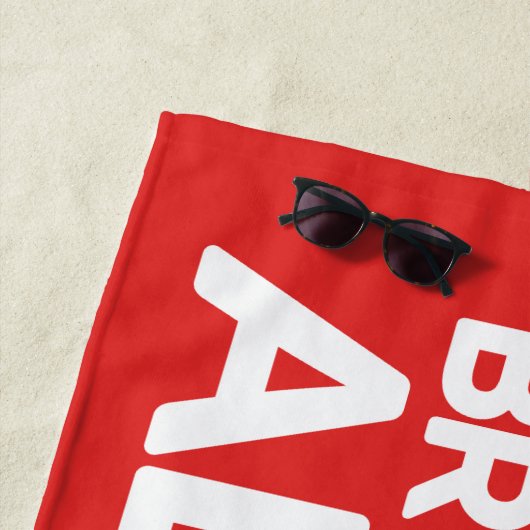 Serviette De Plage Nous Ours nu - Ours Frères Abide (En situation)