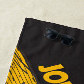 Serviette De Plage Nous Ours Nus - Dernière tranche de pizza (En situation)