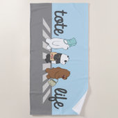 Serviette De Plage Nous Ours Nus - Fourre-tout Life! (Devant)