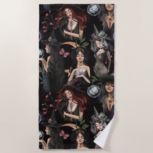 Serviette De Plage Nous sommes les filles des sorcières que vous ne p (Devant)