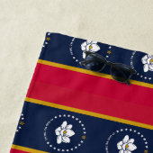 Serviette De Plage Nouveaux drapeaux du Mississippi 2020 (En situation)