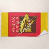 Serviette De Plage Nouvel An Syrax | 新 年 乐 快 (Devant)