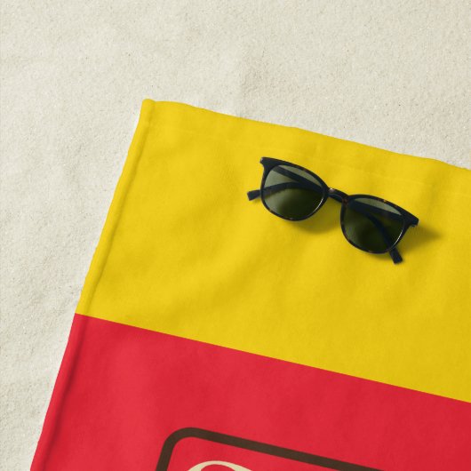 Serviette De Plage Nouvel An Syrax | 新 年 乐 快 (En situation)