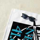 Serviette De Plage Nouvelle plage de Silver (En situation)