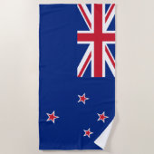 Serviette De Plage Nouvelle-Zélande (Devant)