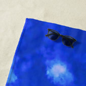 Serviette De Plage Nuages (En situation)