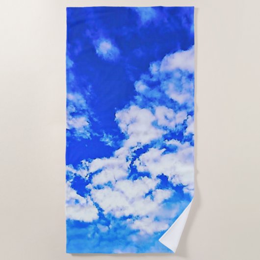 Serviette De Plage Nuages (Devant)