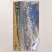 Serviette De Plage Nuages à Hollywood Beach (Devant)