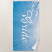 Serviette De Plage Nuances de nuptiale : Customisez votre paysage mar (Devant)