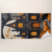 Serviette De Plage Nuit de récolte hantée (Devant)