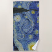 Serviette De Plage "Nuit étoilée" par Van Gogh (Devant)