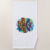 Serviette De Plage Nuit fangtastique (Devant)