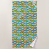 Serviette De Plage Nymphéas (Devant)