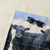 Serviette De Plage Observateurs de Bovine (En situation)