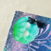 Serviette De Plage Océan (En situation)