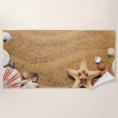 Serviette De Plage Océan Beach Life Coques marines été (Devant)