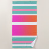 Serviette De Plage Ocean Beach Sand + Surf (Devant)