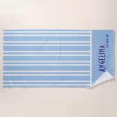 Serviette De Plage Ocean Blue City Chic Bachelorette (Devant)
