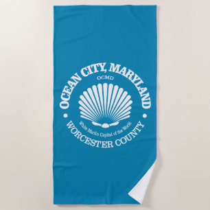 Serviette De Plage Ocean City (coquillage)