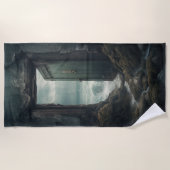 Serviette de plage Ocean Door (Devant)