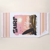 Serviette De Plage Ocean Escape : Sunset Serenity (Devant)