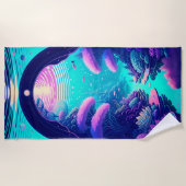 Serviette De Plage Ocean Garden (Devant)