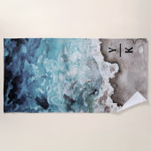 Serviette De Plage Océan rustique | Beach Towel (Devant)