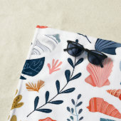 Serviette De Plage Ocean Seashells Starfish Beach Towne (En situation)
