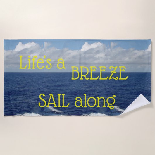 serviette de plage Ocean Waves (Devant)