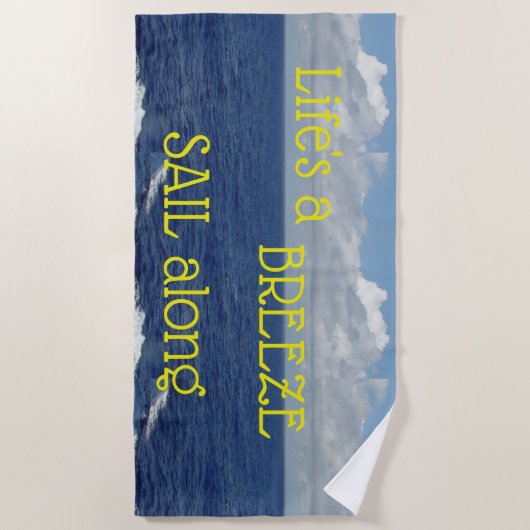 serviette de plage Ocean Waves (Devant)